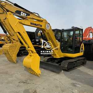 Mini pelle sur chenilles Komatsu PC56 d'occasion à bas prix avec moteur en bon état Modèle 5.5 tonnes 2021 d'origine japonaise - Product Image 3