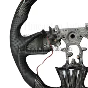 Nuevos Productos Explosivos Volante de Cuero Perforado con Fibra de Carbono y LED para Coche Infiniti Q50 - Product Image 5