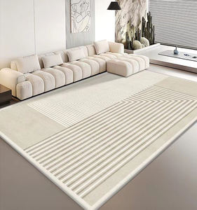 סגנון קרם מודרני סלון שטיחים ושטיחים קלוע שטיחים הביתה שטיחים שטיחים קל לטפל בשטיח עמיד לעמיד צמר - Product Image 4