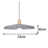 Lampe suspendue en feutre recyclé couleur personnalisée, abat-jour chaud et confortable pressé à chaud pour salle à manger et salon