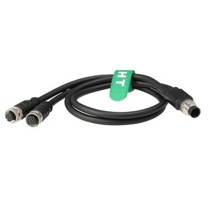Cable Divisor HangTon M12 de 8 Pines con Código A, Blindado, para Sensor Industrial, Cámara, Actuador, Conector Profibus - Product Image 2