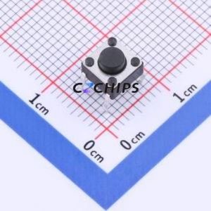 TSD001B04310A Tactile Switch Through hole Component (THT)-4P,6x6mm Switch Round Button 1N Through Hole 6mm - Product Image 1