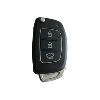 Clés de voiture vierges en laiton nickelé de haute qualité, personnalisées, pour réparation de boîtier, durables, polyvalentes, 3 boutons, faciles à utiliser