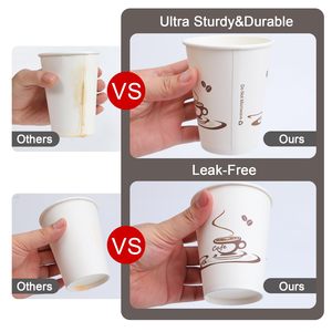 Vaso de Papel Desechable Premium de 20oz para Café, Vaso Grueso y Resistente para Bebidas Calientes/Frías, Ideal para Fiestas, Oficinas, Cafeterías y Tabernas - Product Image 3
