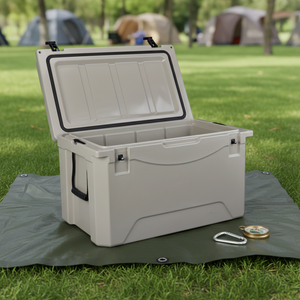 Glacière isotherme robuste et moderne de 80 L, rotomoulée, étanche, portable, pour aliments et canettes, idéale pour le camping - Product Image 1