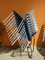 Chaise de réunion empilable moderne de luxe pour le bureau et l'université Chaise de visiteur empilable avec un design élégant