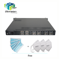 Codificador MPEG2 SD de Baja Velocidad de Bits ENC3081H, CBR VBR, Subtítulos, OSD, Inserción de Logotipo y Código QR, Compatible con DVB ATSC