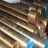 Barre en bronze d'aluminium haute résistance C95400, barre pleine résistante à l'usure pour composants de vannes et engrenages lourds, services de soudage et de pliage