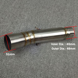 รถจักรยานยนต์ไอเสียกลางท่อเชื่อมต่อสำหรับฮอนด้า<span class=keywords><strong>2012</strong></span> 2013 2014 2015 <span class=keywords><strong>CBR500R</strong></span> CB500X CBR400R CB400X ระบบไอเสีย - Product Image 2