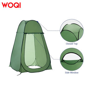 Tente de douche pliable Woqi 120x120x190cm, imperméable et offrant une intimité, pour le camping, la plage et les activités de plein air - Product Image 3