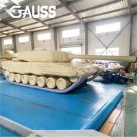 Modèles de répliques de chars turcs M60T gonflables en PVC de haute qualité de la marque GAUSS, échelle géante, simulation 1:1, char factice Panzer