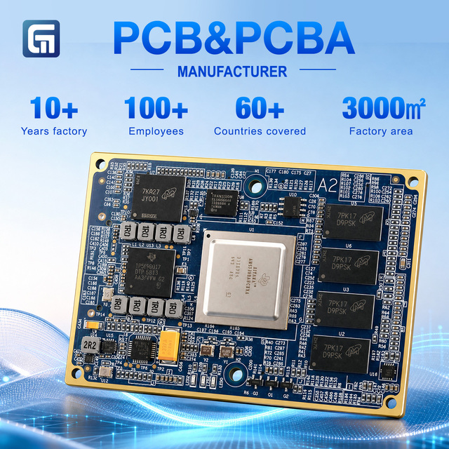 Professional Embedded Industrial Control PCBA Assembly Motherboard PCB with 1 oz Copper Vacuum Packaging 100% E-Testing Service