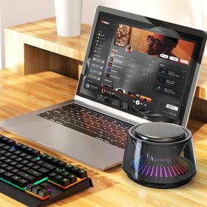 Fans DE LA MÚSICA Inicio Configuración de fiesta pequeña Nuevas luces RGB transparentes Audio inalámbrico Compacto Elegante Ambiente Creator Altavoz Bluetooth - Product Image 6