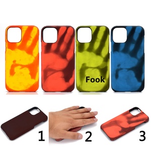 Đối Với iPhone 14 Chống-Mùa Thu Bảo Vệ Trường Hợp Cảm Biến Nhiệt Màu Sắc Thay Đổi Vật Liệu PC Nhiệt Độ Nhạy Cảm - Product Image 2