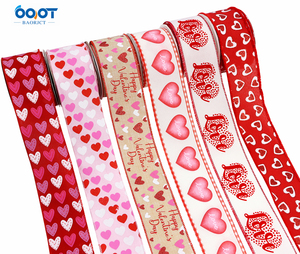 Hari Valentine Cuke dengan Hari Valentine pita merah muda Hari Valentine karangan bunga DIY kerajinan hadiah kemasan pita - Product Image 2