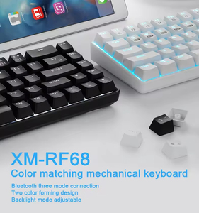 Clavier mécanique sans fil Bluetooth XINMENG RF68 RGB à interrupteurs bleus pour tablette et jeux - Offre Spéciale - Product Image 5