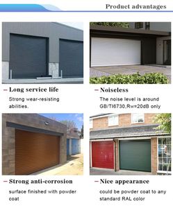 باب مرآب ألومنيوم قابل للطي رخيص الثمن، باب مرآب أوتوماتيكي منزلق، باب دوار - Product Image 5