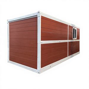 Venta caliente casa plegable 20 pies cómodo prefabricado Modular contenedor plegable hogar con inodoro - Product Image 1