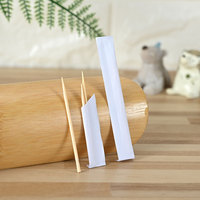 Emballages individuels Bois cure-dents cure-bosses Bois Prtemium de qualité de 6.5 cm de long