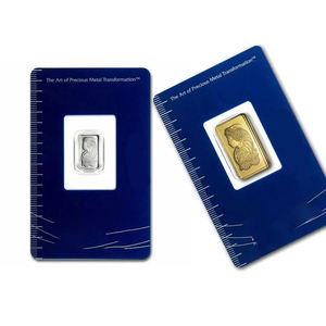 Lingote de Oro de 1 oz de Refinería en Empaque Blíster con Tarjeta de Ensayo - Product Image 6