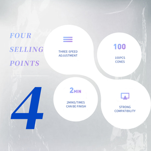 Máy cuốn hình nón Maywaysky dành cho máy làm đầy thuốc lá King Size 109mm, 1 gram, kèm hộp đựng thuốc lá - Product Image 2