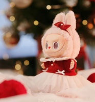 Spot Authentic labubu Série Conte de fées scintillante, Figurine en vinyle et peluche, Boîte mystère, Poupée mignonne, Ornements décoratifs, Cadeau surprise