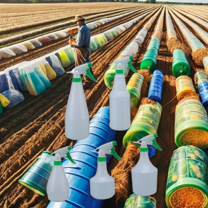 مضخة يدوية من النحاس الأصفر بجودة عالية من البلاستيك الزراعي بجودة 2 لتر من أشعة الشمس ، مضخة يدوية من مادة PP معدنية - Product Image 4