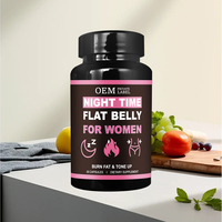 Offre Spéciale Nuit Ventre Plat pour les Femmes Soutient la Brûlure des Graisses et la Détox Naturelle Capsules de Perte de Poids