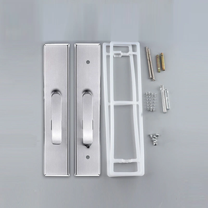 Poignée de porte d'entrée antivol en acier inoxydable 304, durable, à clé, accessoires de quincaillerie de serrure de porte mécanique universelle - Product Image 3