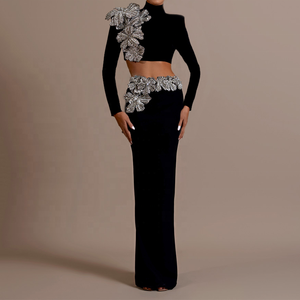 Verified Supplier Black Dress With Full Skirt Elegant Sequined Design |  Alibaba.com