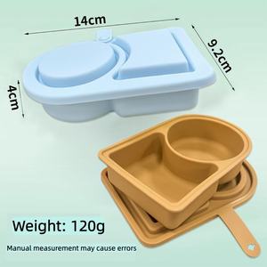 Portable <b>Snack</b> <b>Container</b> with Lid Mini Heatable Microwavable New Silicone Food <b>Snack</b> Box Dipping Sauce <b>Container</b> for Lunch Boxes - Product Image 6