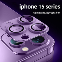 Film de protection d'objectif de téléphone portable en verre pour iPhone 11 12 13 14 15 pro max