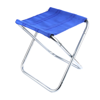 Tabouret de pêche et de camping pliable en aluminium léger, portable, de différentes couleurs, personnalisable