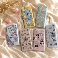 Album Foto Strip Vertikal Empat Kotak Gaya Korea Lerp&40 Pockets dengan Jendela Penutup Transparan untuk Tampilan DIY Album KPOP