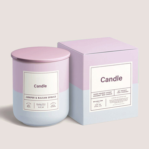 Emballage de bougie parfumée 2024, boîte en papier pliée avec logo personnalisé - Product Image 3