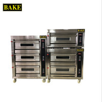 Fours de cuisine commerciaux d'approvisionnement de la Chine 1/2/3 équipement de four industriel de plate-forme pour la boulangerie appropriée à l'usage à la maison de 220V/380V