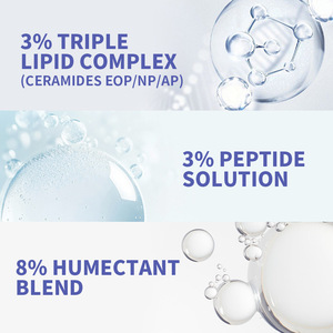 <span class=keywords><strong>Crema</strong></span> al Triplo Peptide Lipidico per Pelle Secca, Normale e Reattiva, <span class=keywords><strong>Crema</strong></span> Viso a Lunga Durata, Idratazione Profonda, Trattamento per la Cura della Pelle - Product Image 4