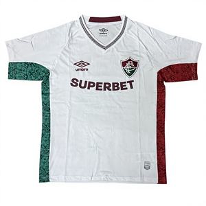 Футбольная форма «Флуминенсе» 25-26 – 100% полиэстер, автоматическая раскройка, дышащий комплект футболки с коротким рукавом - Product Image 3