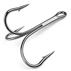 Cheap Treble Hooks 10pcs Needle Point Fishing Hook High Carbon Steel Hooks  Extra Sharp Fishhooks for Freshwater Saltwater Fishing