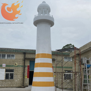 Tùy Chỉnh Chất Lượng Cao Nhựa Bức Tượng Lớn Sợi Thủy Tinh Ngọn Hải Đăng Điêu Khắc Cho Trang Trí Ngoài Trời - Product Image 6