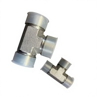 Raccord de tuyauterie hydraulique droit en acier au carbone forgé et acier inoxydable à haute étanchéité