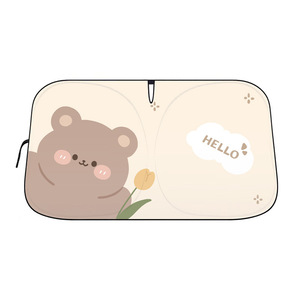 Cute Cartoon Car Sunshade For Windshield Foldable <b>Sun</b> Protection Heat Insulation General Use - Product Image 1