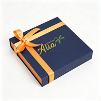 Caja Magnética Portátil Personalizada con Impresión a Todo Color, Cierre con Cinta, Papel de Calco, Inserto de Caja de Regalo Rígida de Lujo Ecológica