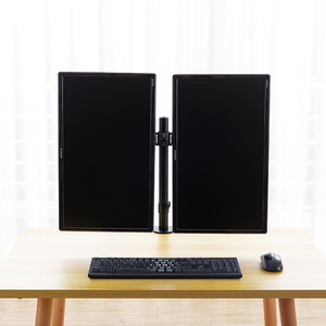 14 "-<span class=keywords><strong>27</strong></span>" Écran réglable <span class=keywords><strong>Double</strong></span> bras de moniteur <span class=keywords><strong>Support</strong></span> de bureau pour ordinateur portable <span class=keywords><strong>Support</strong></span> de ressort à gaz pour 2 moniteurs - Product Image 5