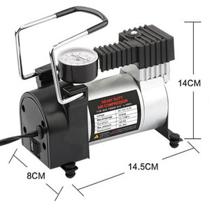 Máy bơm lốp xe hơi mini điện cầm tay, chất lượng cao, bền, một xi lanh, 12V - Product Image 5