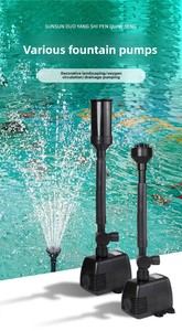 Pompe submersible de fontaine 0,5 CV 60 Hz haute pression pour l'extraction d'eau de bassin, pour jardins paysagers, bassins à poissons et fontaines décoratives OEM - Product Image 3