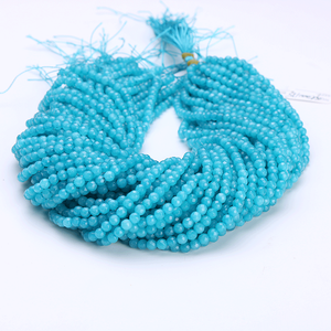 ลูกปัดพลอยตาแมวคุณภาพสูง ขนาด 8 มม. ทรงเหลี่ยมเจียระไน สีฟ้าและสีเทา ขัดเงา-คอลเลกชันพลอยธรรมชาติ 2676 - Product Image 4