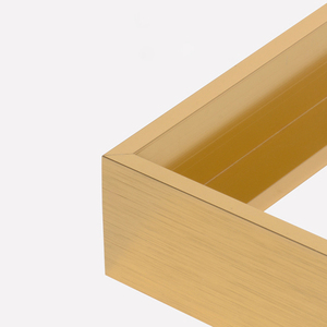 Nhà Máy Vàng Đen Chải Nhôm Hồ Sơ Khung Gương Vòng Tròn Hình Bầu Dục Vòng Gương Khung Hình Ảnh Khung Ảnh - Product Image 5