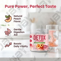 Poudre Détox Saveur Pêche Mélange de Boissons Botaniques Formule Bien-être Digestif Usine ODM Emballage Personnalisé Fournisseur en Gros