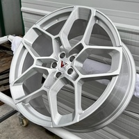 Jantes forgées monobloc VeroX 1 pièce, finition argent brossé, 16/17/18/19/20 pouces pour BMW M3 M4 Mercedes C63 Audi RS4 RS5 Camaro